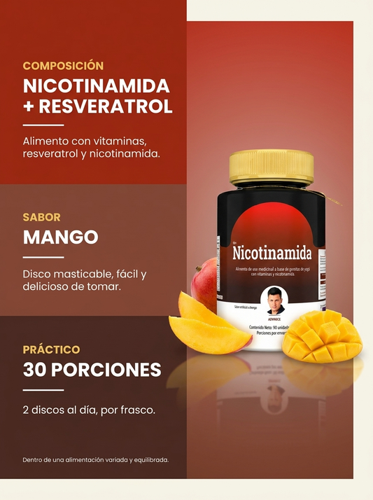 Nicotinamida NAD+ con Resveratrol | AMBRA